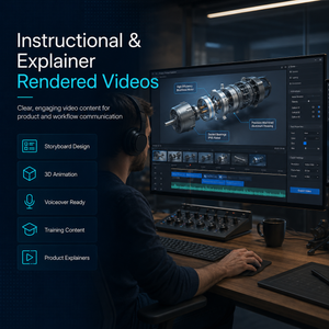 Instructional & Explainer Rendered Videos