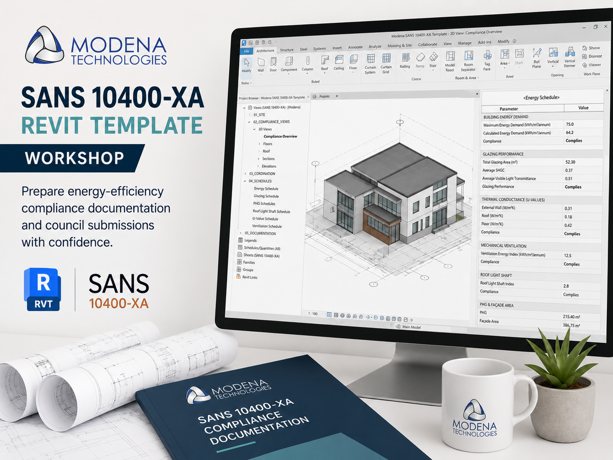Modena SANS 10400-XA Revit Workshop